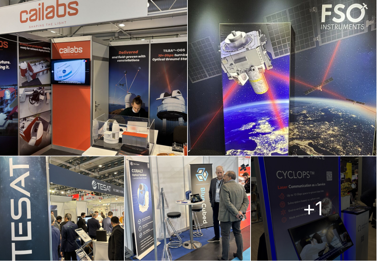 Been coming to Space Tech Expo Europe for a few years. This year saw a very significant increase in the providers of Light Communications. The use of light comms in Space is reaching an inflection point. To name just a few… Cailabs ODYSSEUS Space Baader Planetarium TESAT Blue Cubed FSO Instruments The future of communication is using light